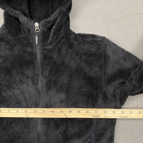 Marmot Fuzzy Teddy Fleece Hoodie Jacket Women's M Black Full Zip Sherpa NWOT - Picture 5 of 9